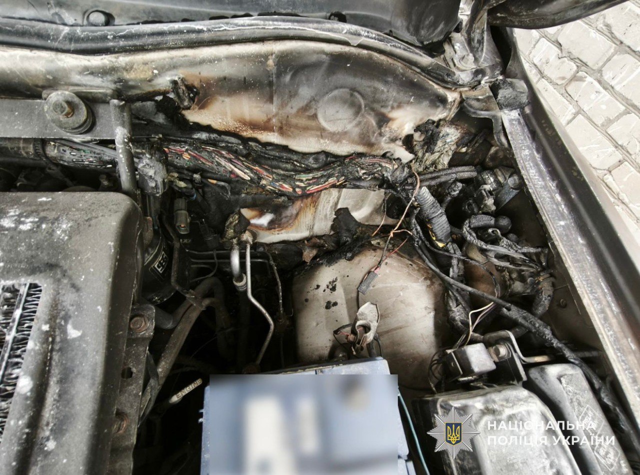 Підпал авто ЗСУ