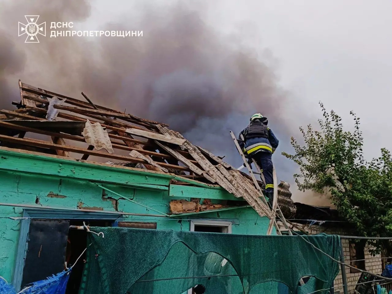 Наслідки атаки БпЛА на Кам'янське Дніпропетровщини