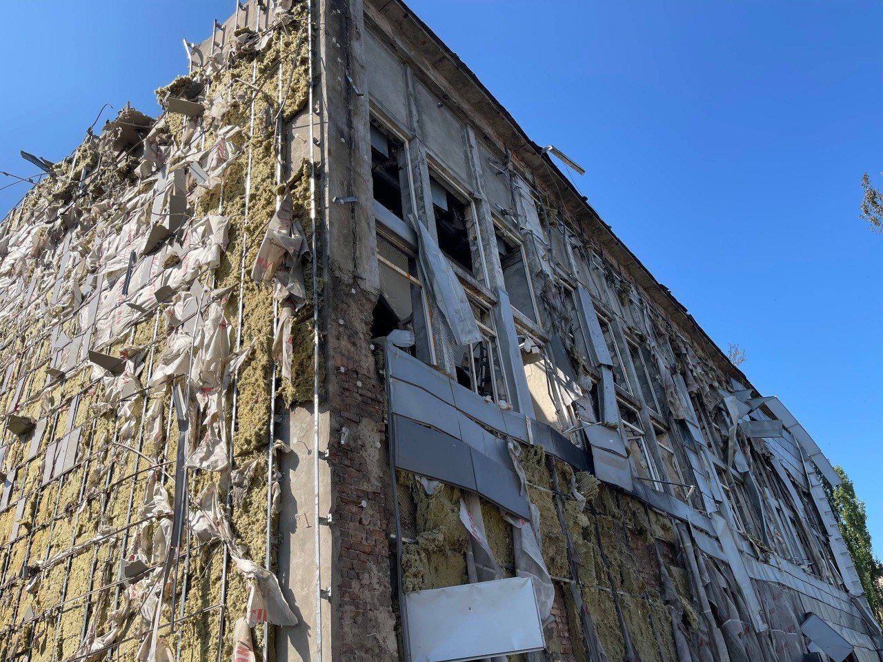 Наслідки обстрілу Кривого Рогу 