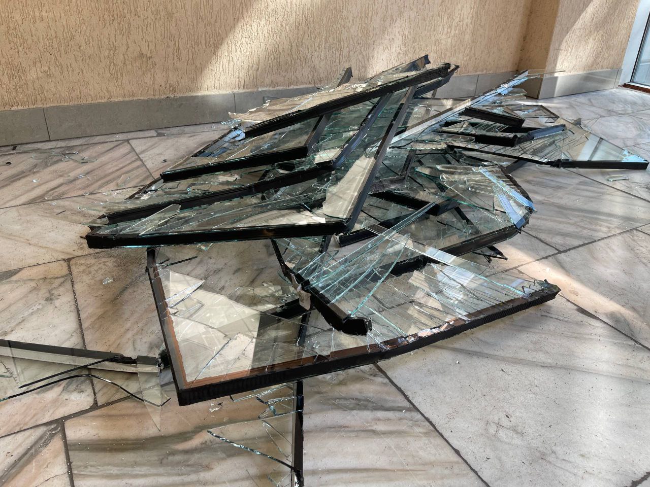 Наслідки обстрілу Кривого Рогу 