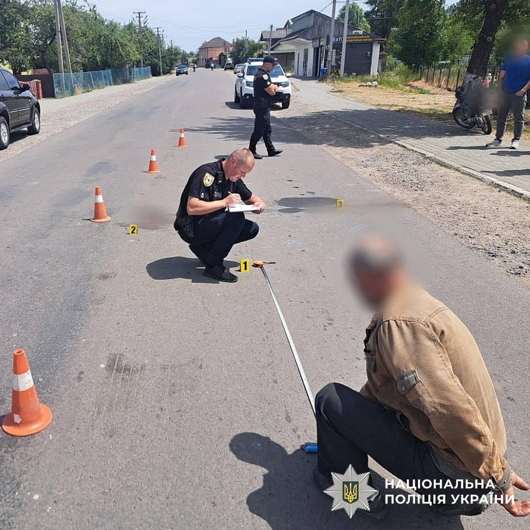 Автомобіль після дорожньо-транспортної пригоди на Івано-Франківщині, липень 2025 року