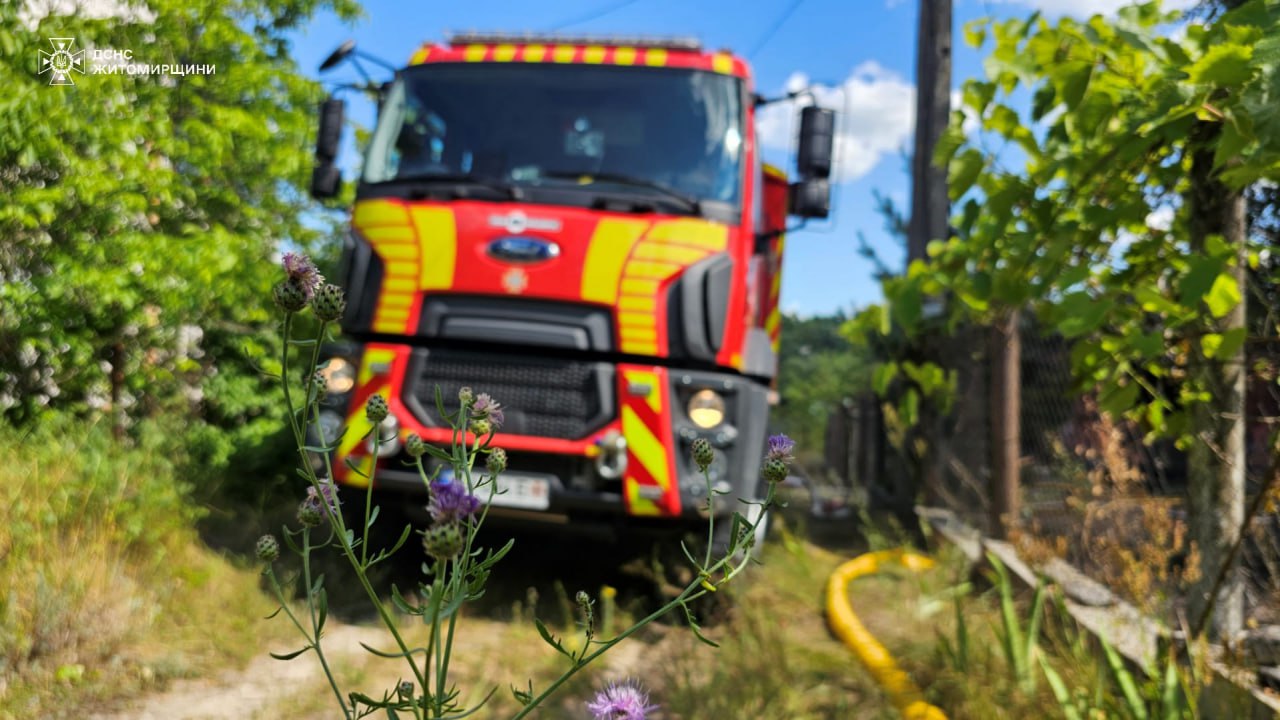 Пожежа на Житомирщині