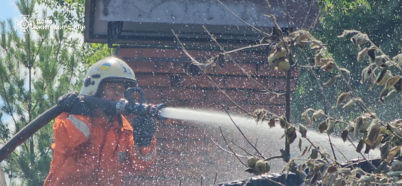 Пожежа на Житомирщині