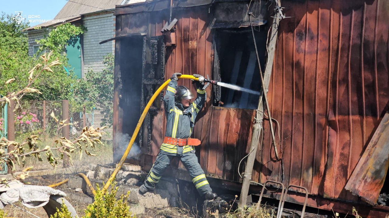 Пожежа на Житомирщині