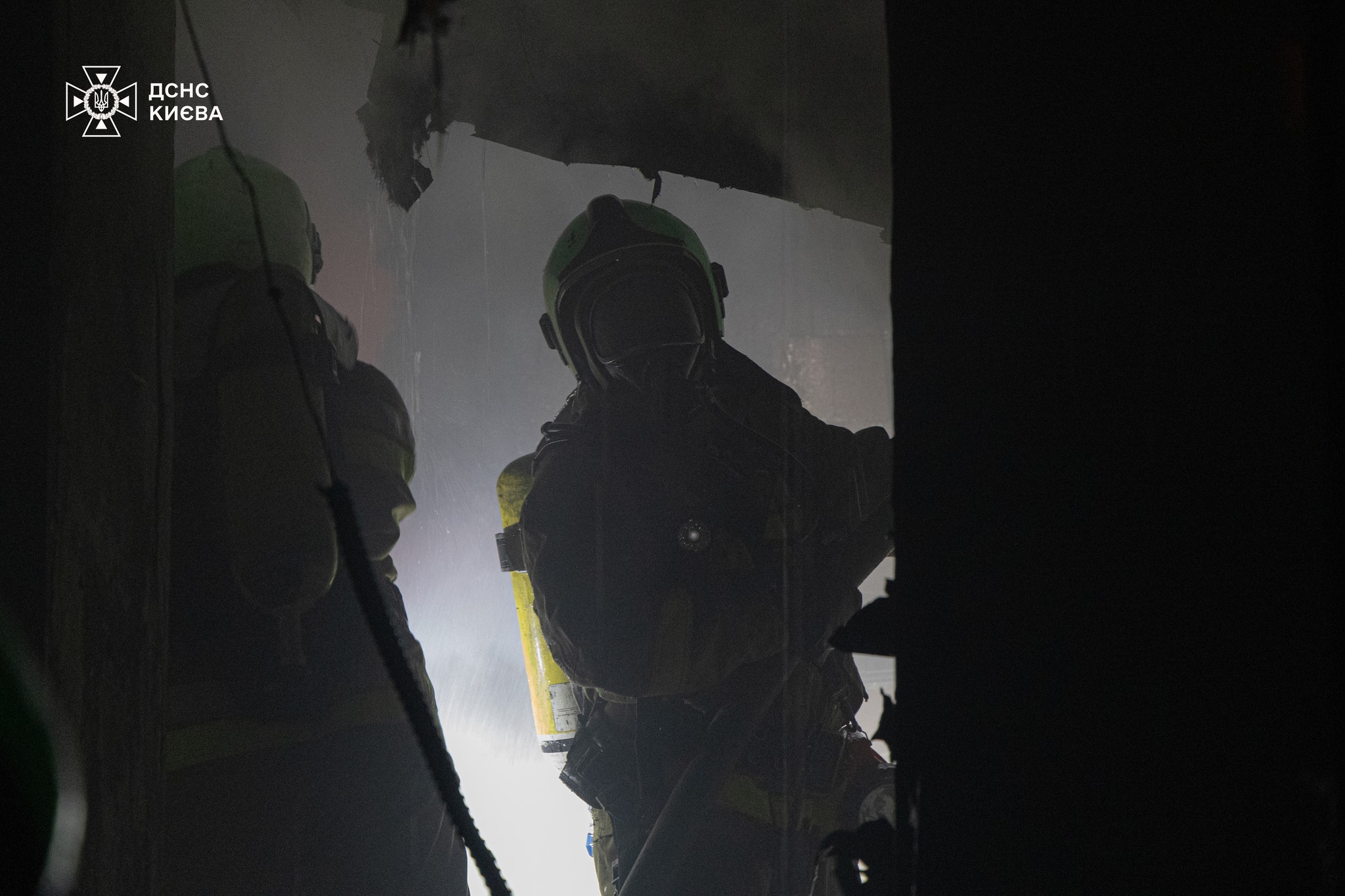 У центрі Києва зранку горіла адмінбудівля