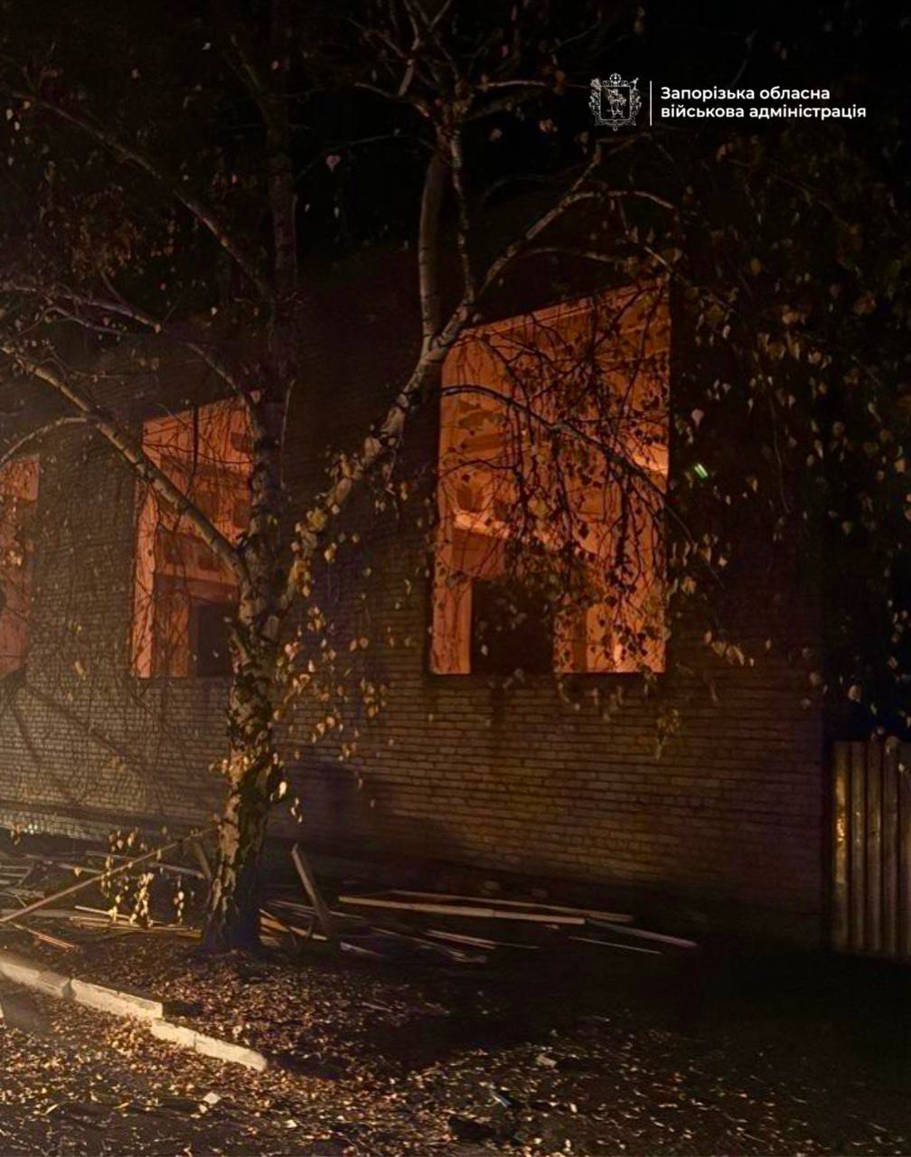 Россияне атаковали беспилотниками Запорожский район 26 октября