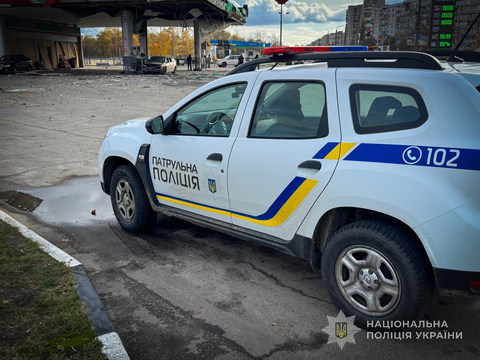 П’ятнадцятеро поранених: поліція фіксує наслідки масованої атаки у Сумах