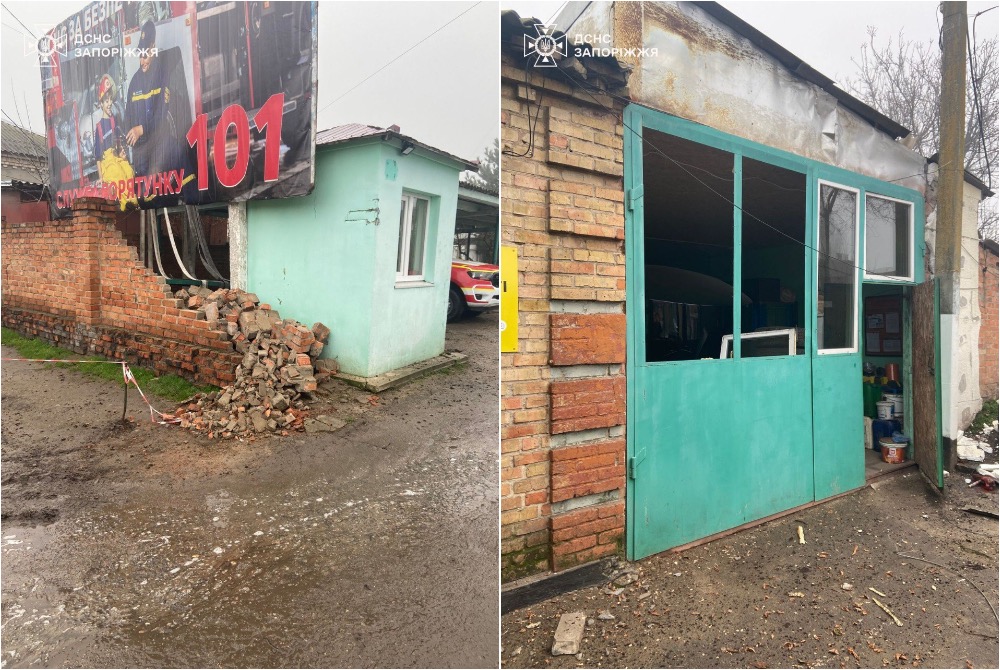 Росіяни атакували пожежну частину в Запоріжжі