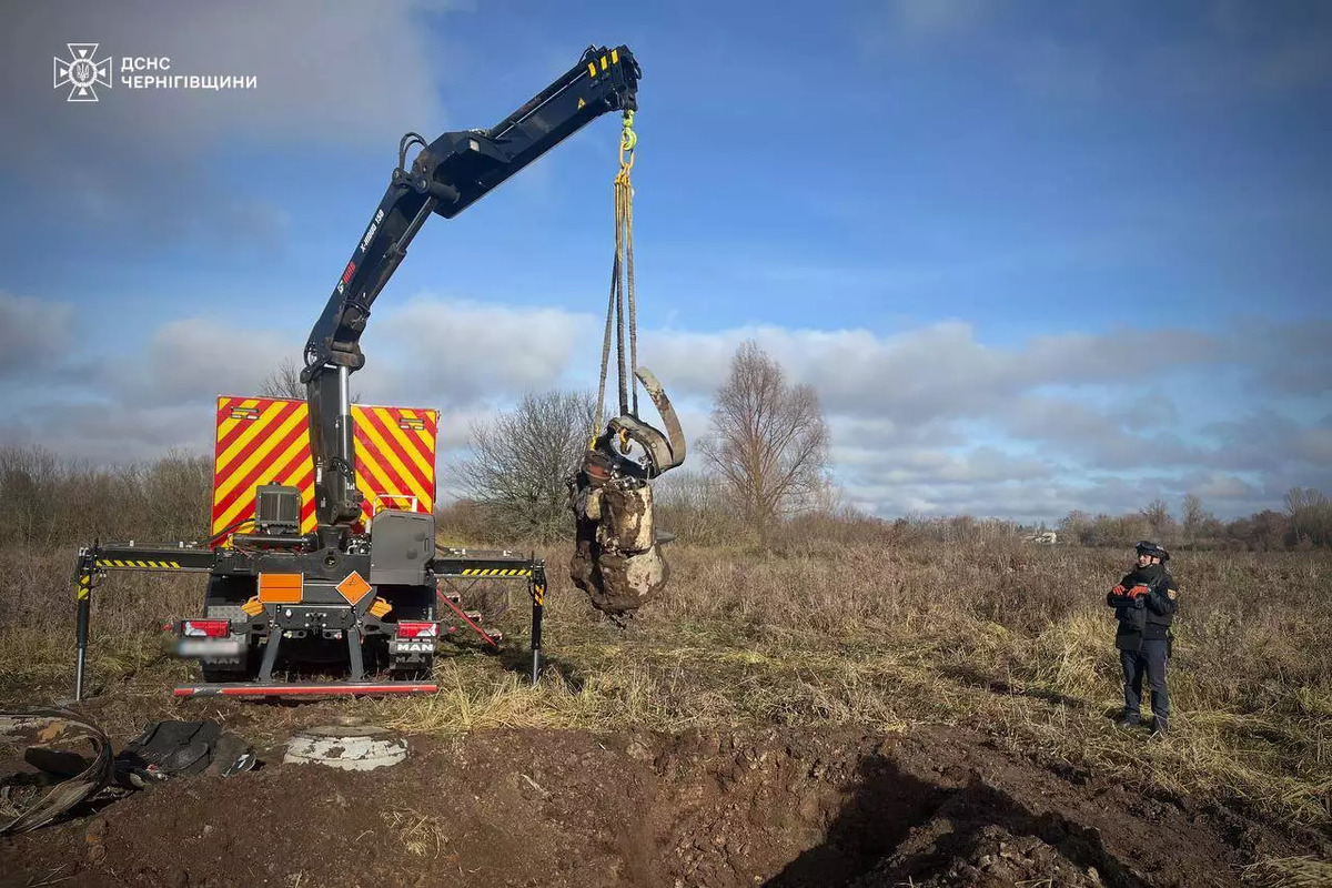 На Чернігівщині знищили частину російської ракети