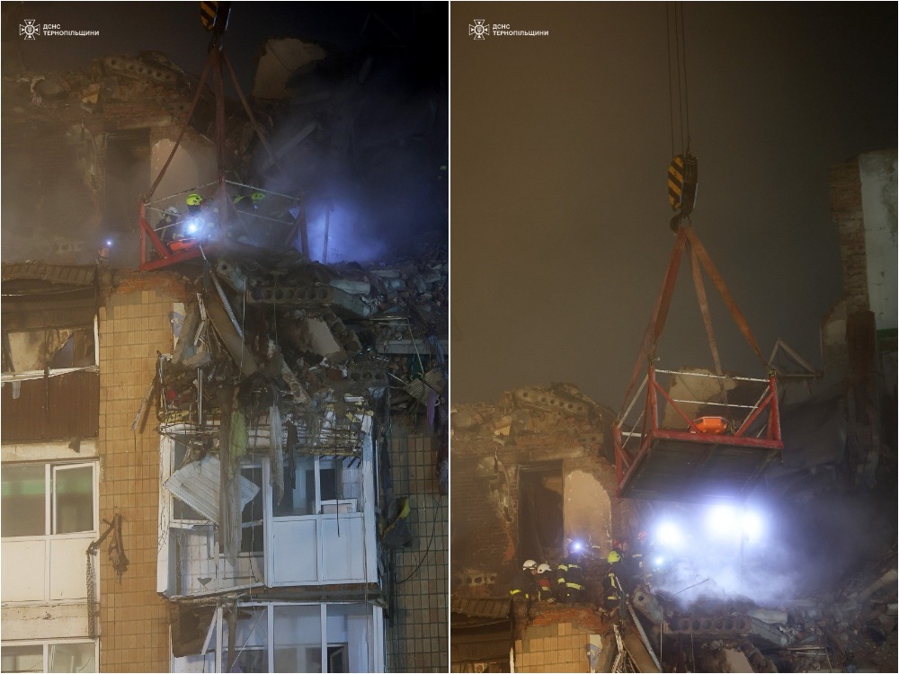 Російський удар по Тернополю