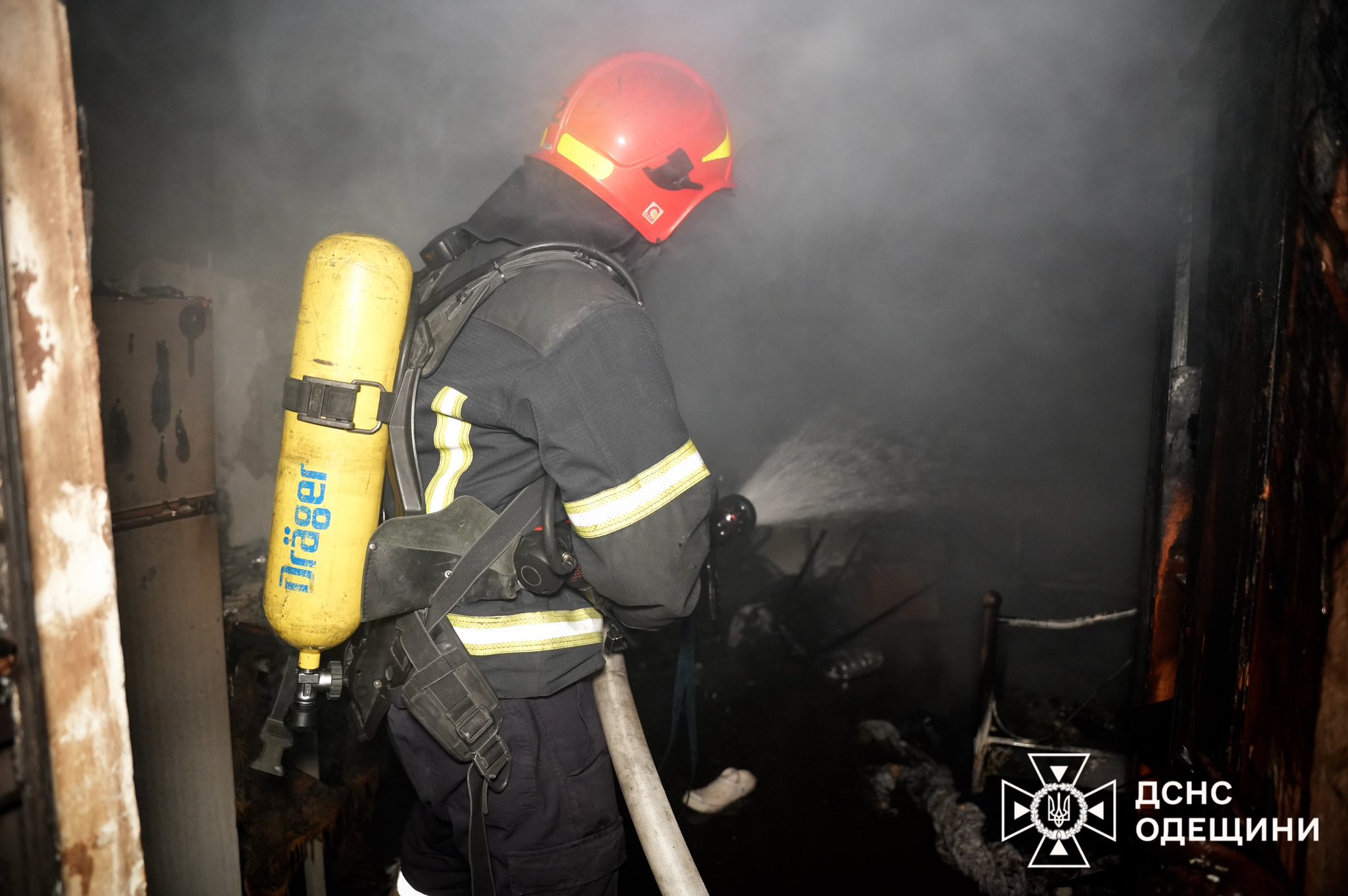 Пожар в одесском общежитии