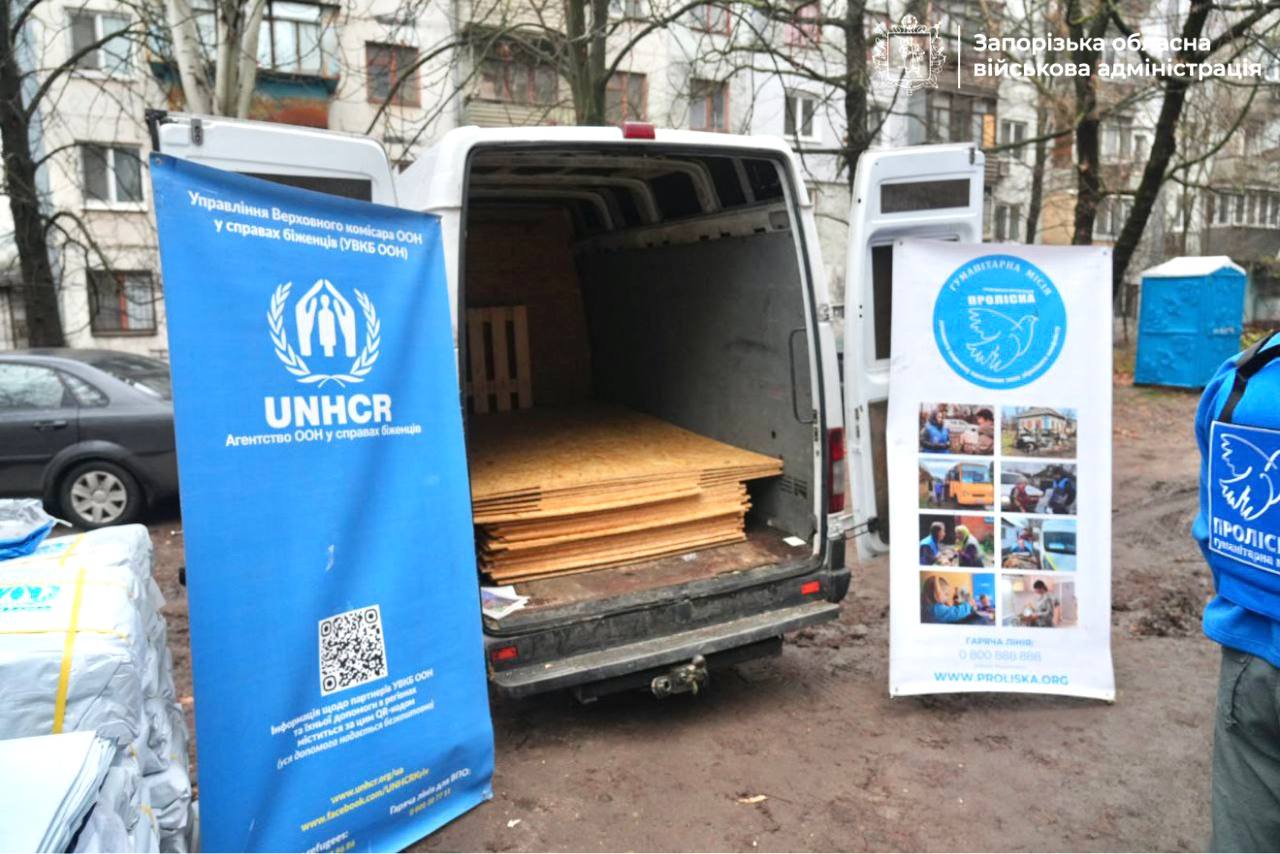 Ликвидация последствий ночного удара по Запорожью