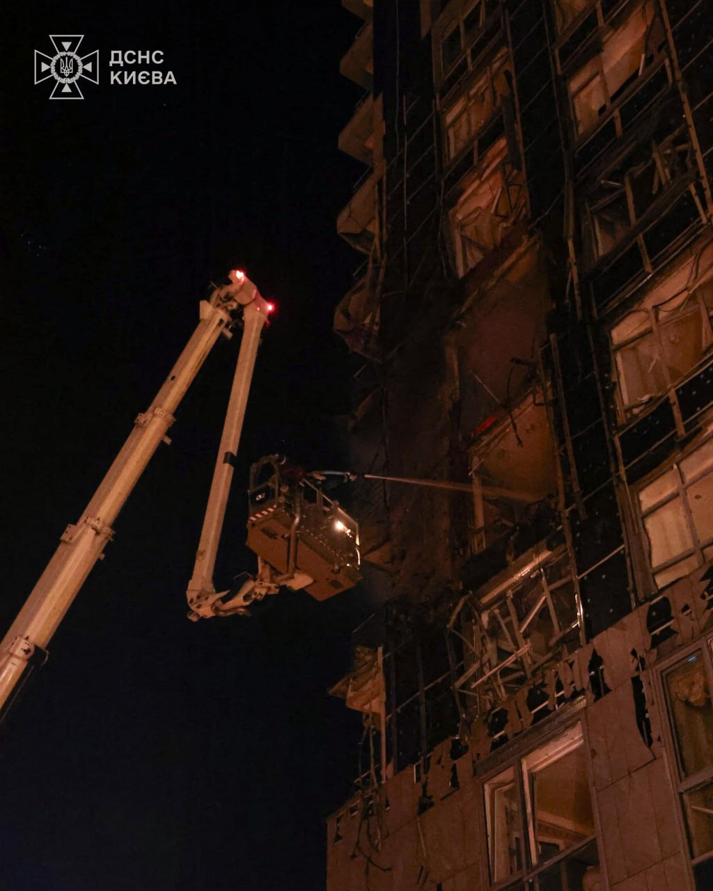 Массированная атака на Киев 25 ноября