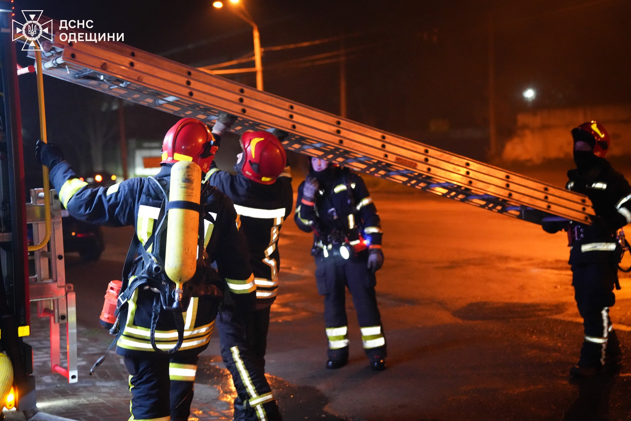 пожар на СТО в Одессе