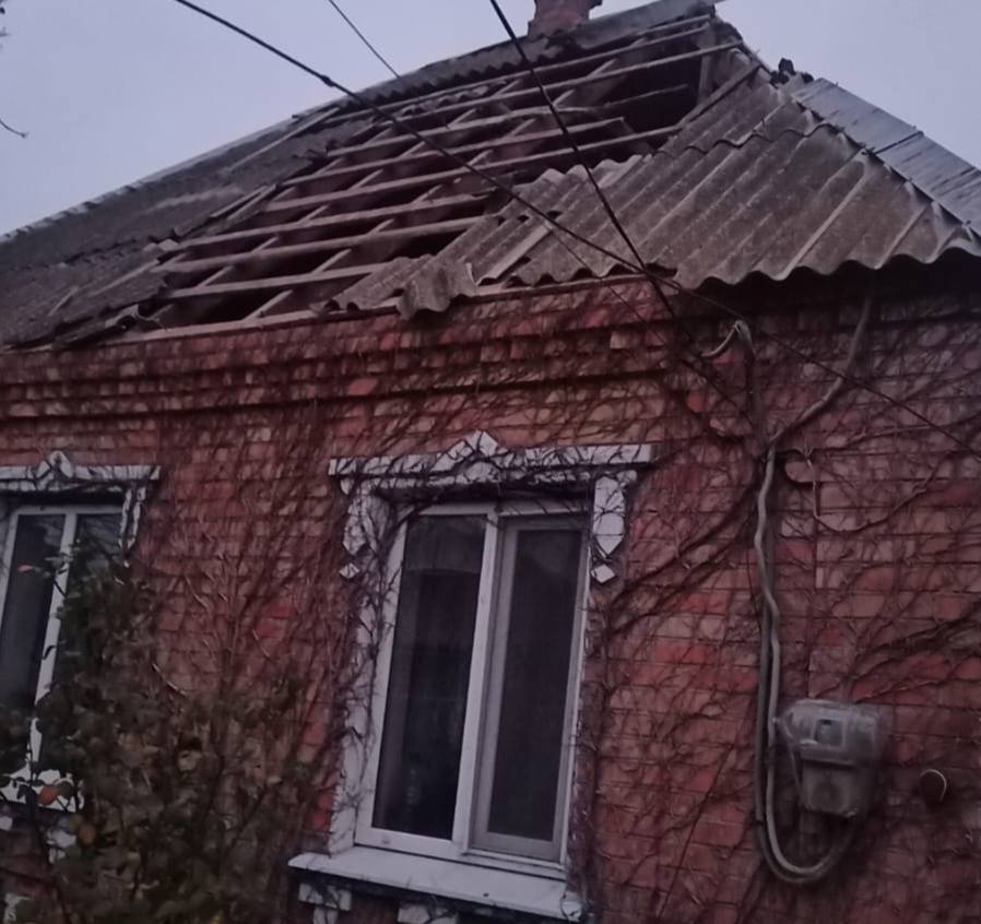 Последствия обстрелов в Днепропетровской области 5 декабря