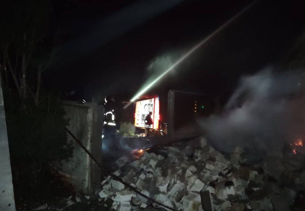 Последствия вражеской атаки в Павлограде