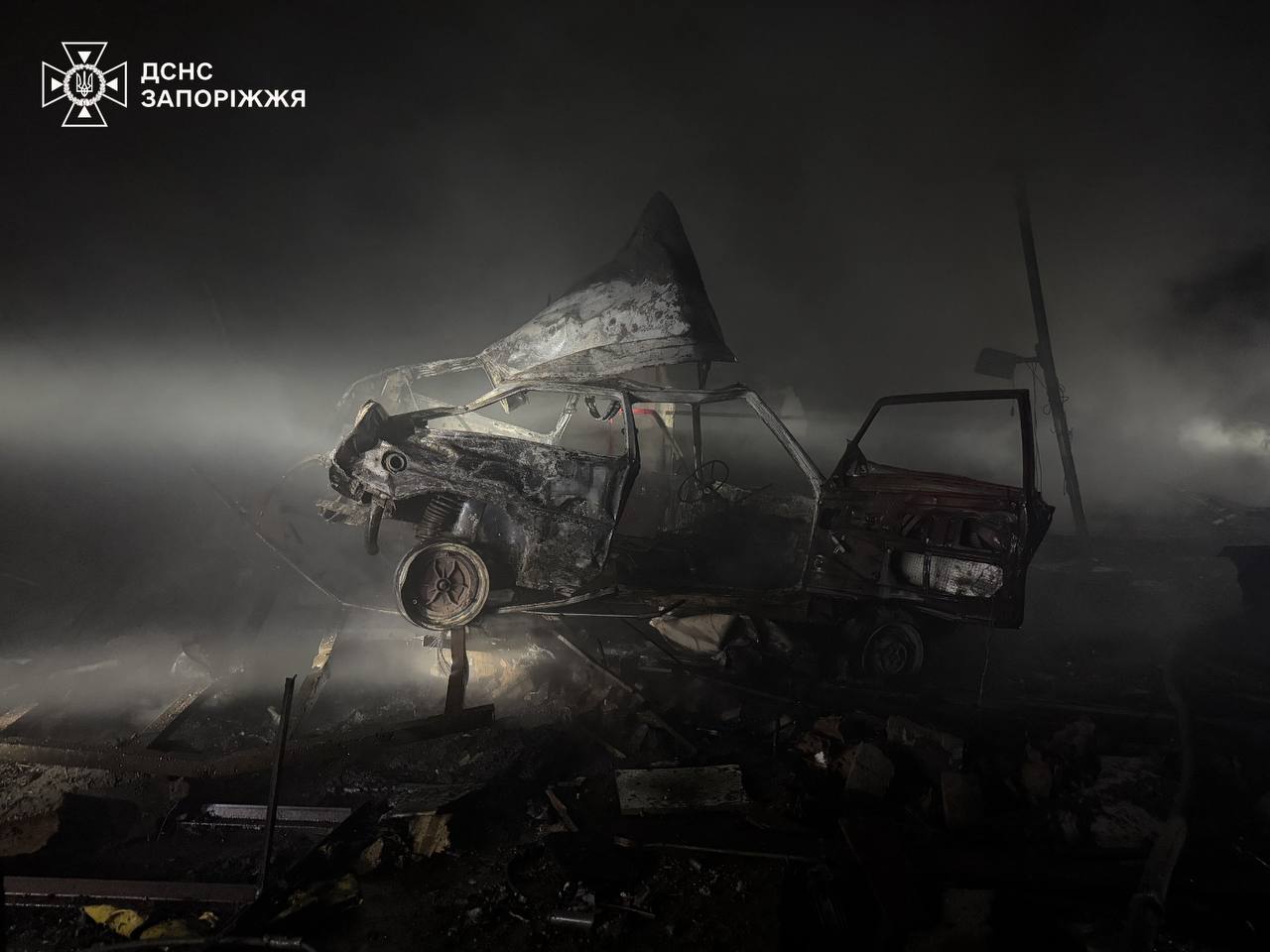 Ночные авиаудары по Запорожью