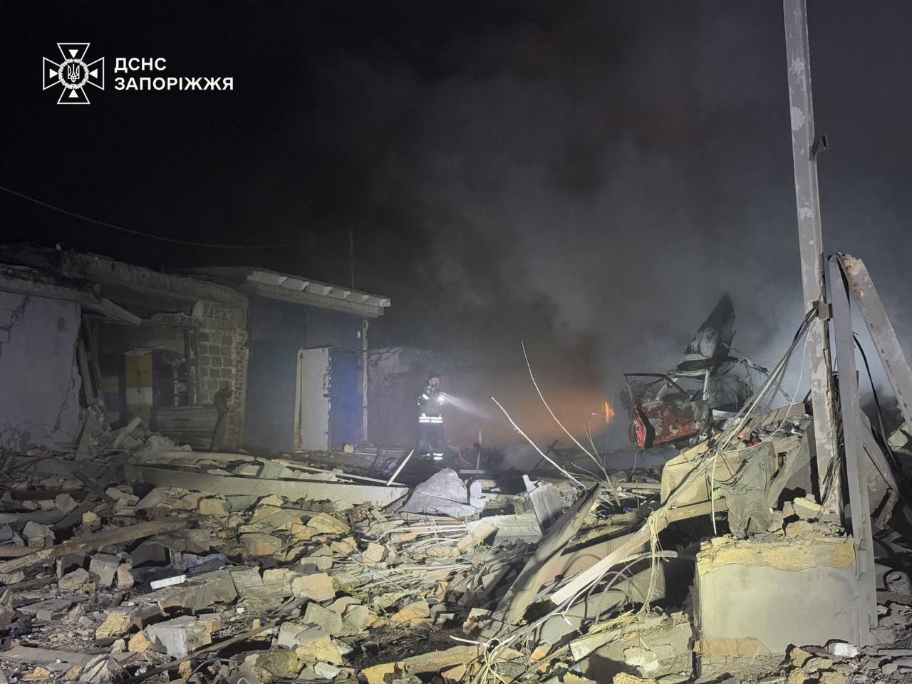 Авиаудары по Запорожью