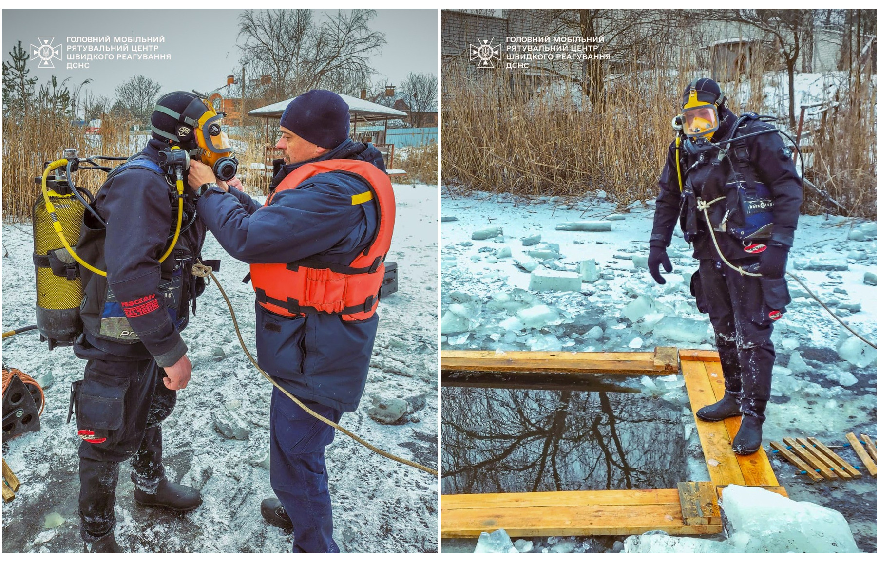 В Киевской области водолазы достали из озера часть дрона из 1,5 кг взрывчатки