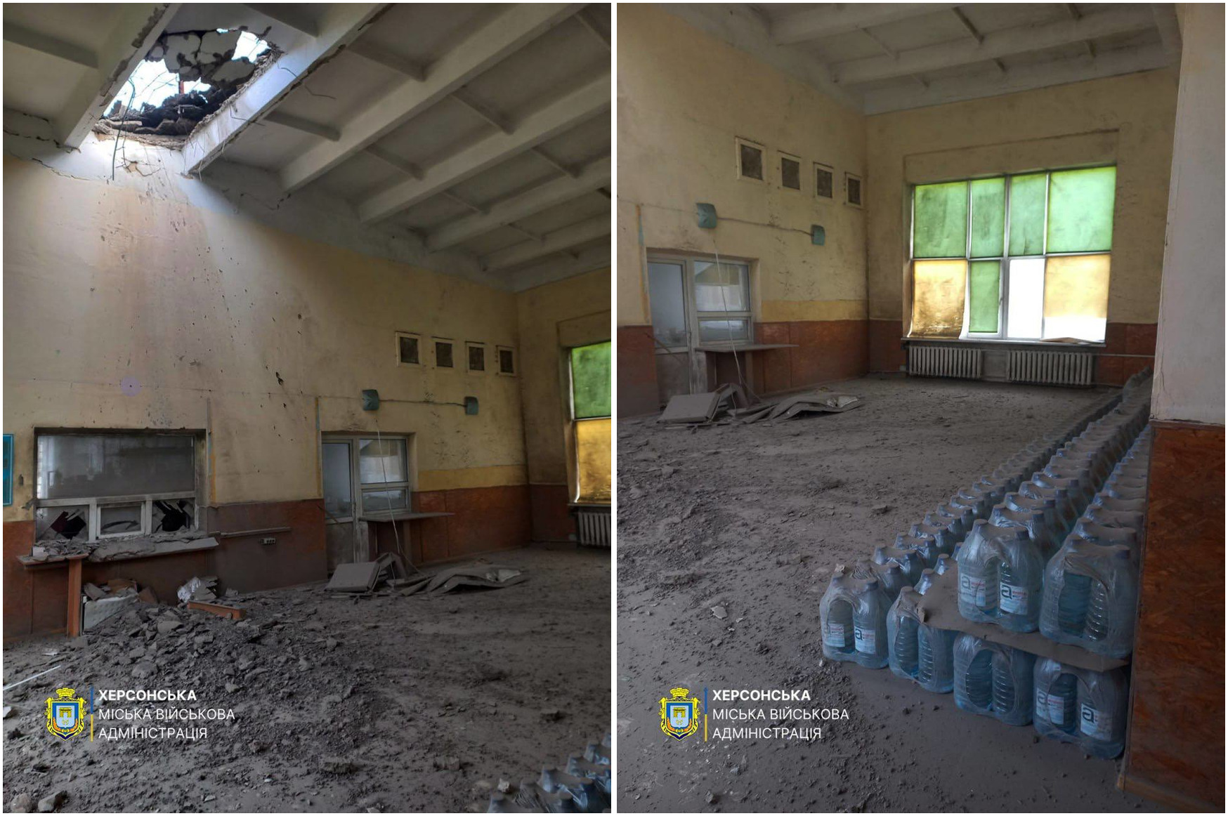 Россияне дважды ударили по учебному заведению в Херсоне