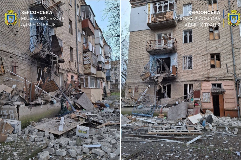 Росіяни зранку обстріляли Херсон