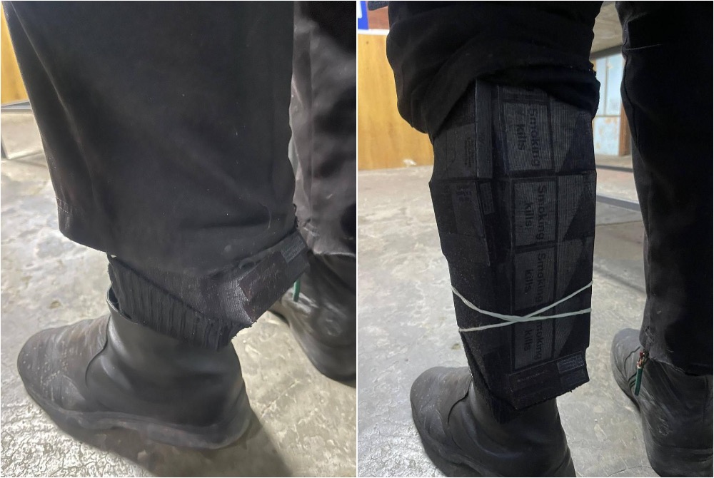 На Вінниччині чоловік намагався пронести через кордон цигарки під термобілизною