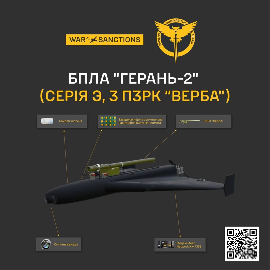 Новая модификация "Герани" одновременно несет на борту боевую часть и ПЗРК – ГУР