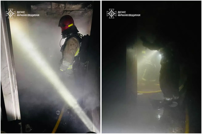 В Івано-Франківську сталася пожежа в гуртожитку