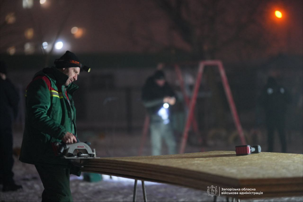 Атака россиян на Запорожье 28 января