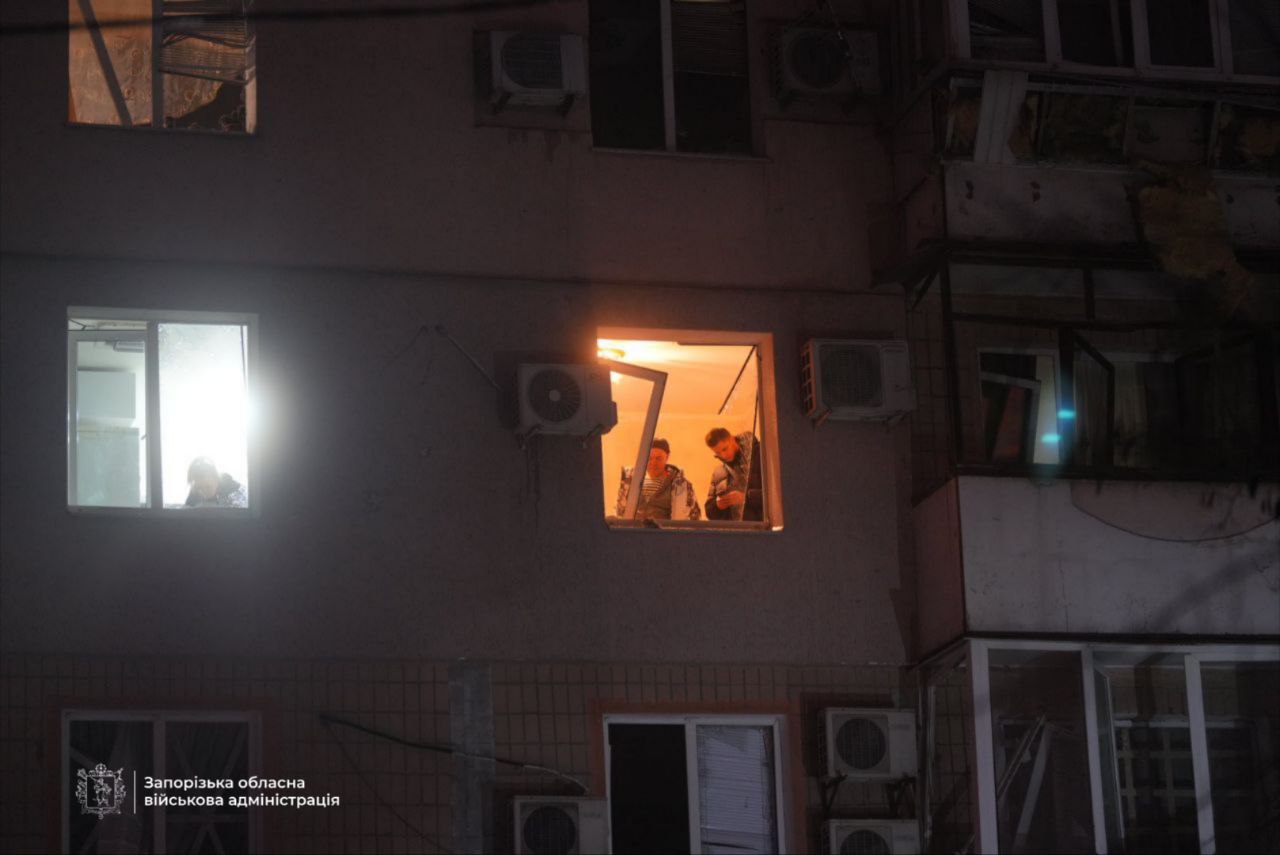 Атака на Запорожье на рассвете 28 января