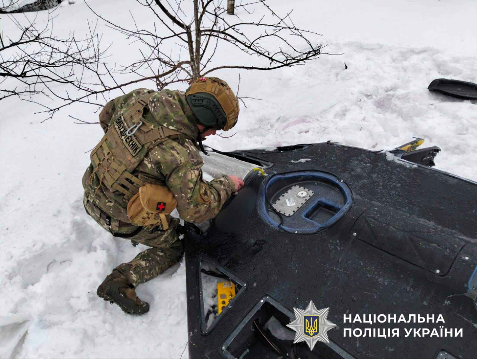В Черниговской области уничтожили боевую часть российского беспилотника