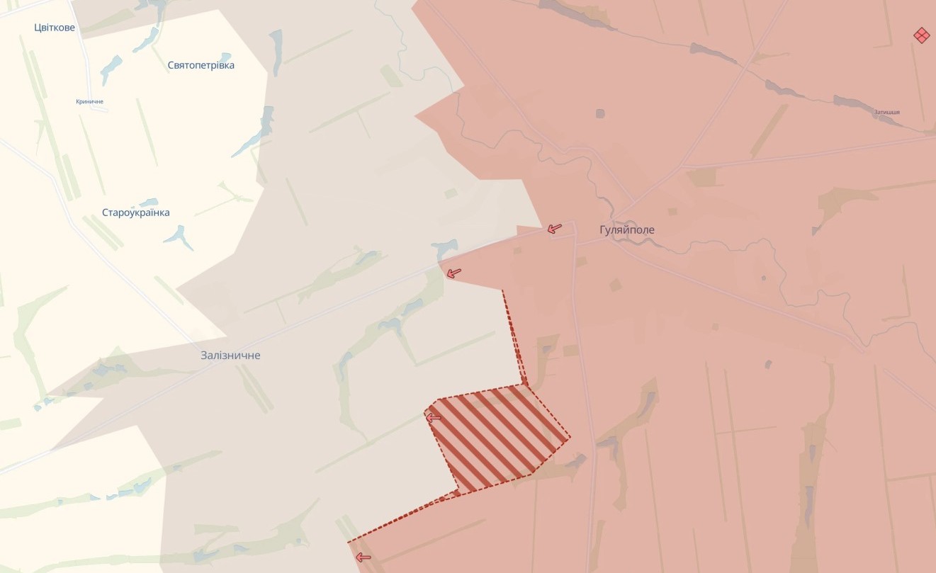 Россияне продвинулись вблизи Гуляйполя в Запорожье